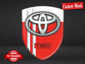 Toyota Autocollants Logo Personnalisés Résistants Universel